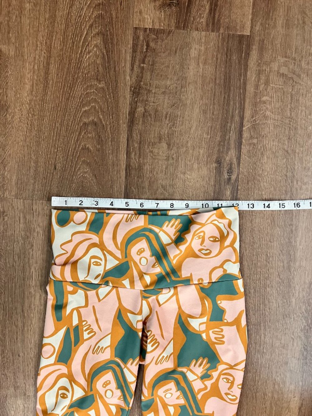 Dazey LA Anthropologie Mod Abstract Art Printed Leggings Sz S - Picture 5 of 6